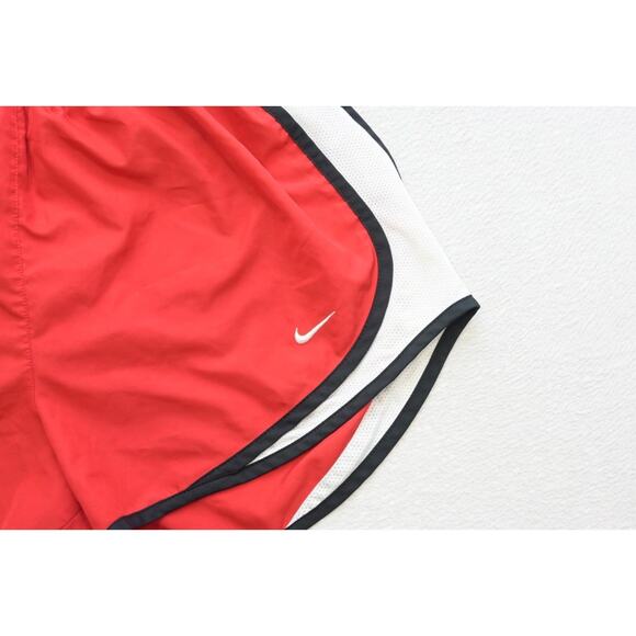 Nike Running Gym Shorts Dri Fit Performance Red Lined Womens Size Medium - Picture 2 of 5
